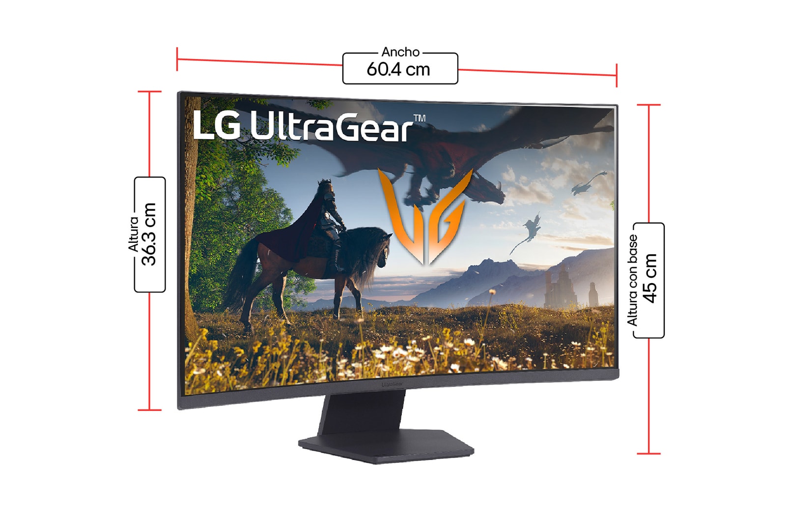 Dimenciones del LG ULTRAGEAR